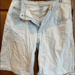 Vintage 1989 Guess Jean Shorts Size 32